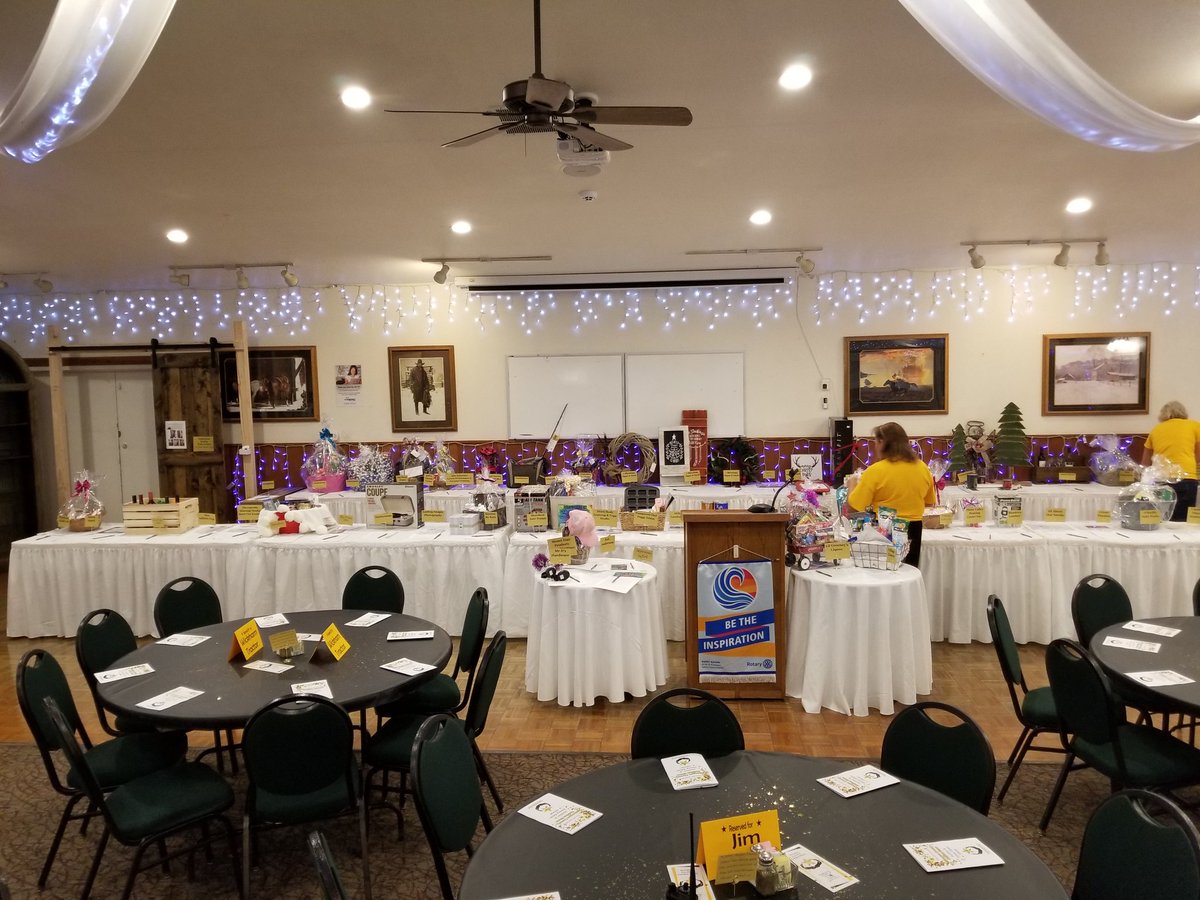 LOTS of silent and live auction items at Morgan County Golden Stars BBQ tonight at Country Steak Out!