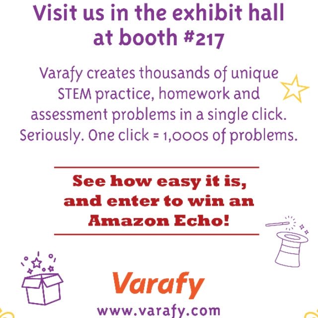 GetVarafy's tweet photo. Look forward to meeting #STEM teachers at our #NYSCATE18 Round Robin Reception Sunday night at 5-6:30 in the Hyatt Regency Second Floor Ballroom. https://t.co/m08zaHFCEk