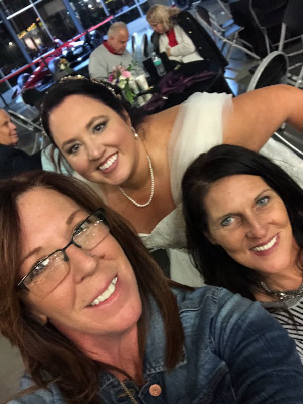 #racingtothev Tony &amp; Kelly Veneziano’s Wedding. ❤️