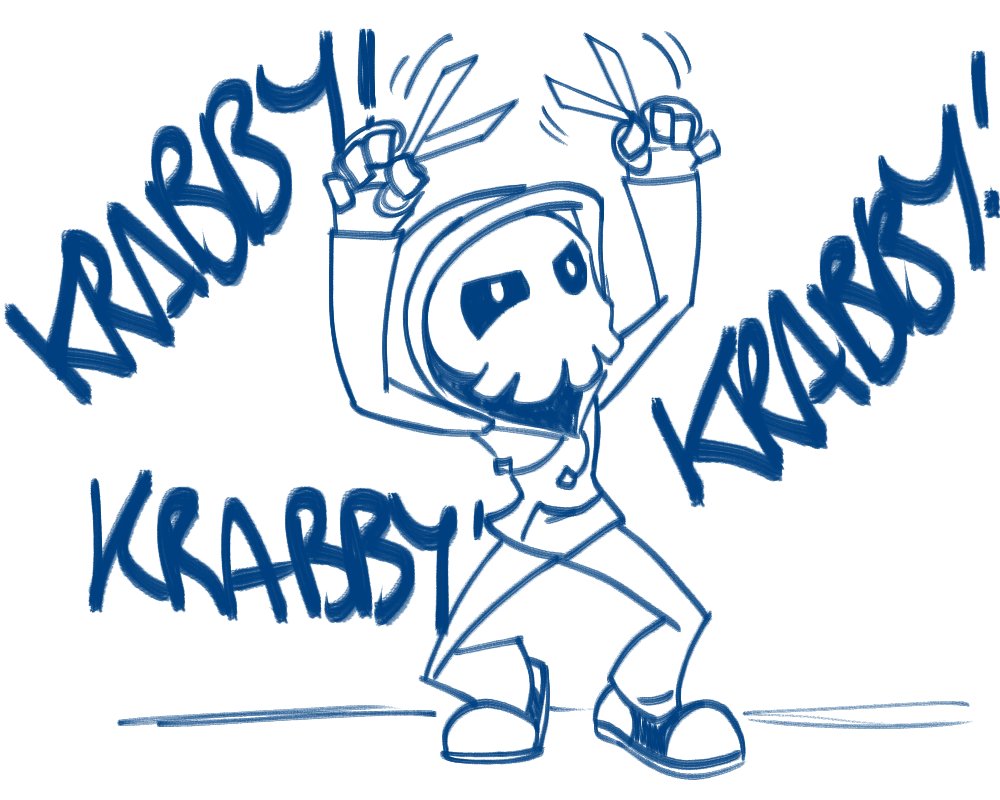 Scissors + <a href="/M_Gnoggin/">Maxill A. Gnoggin</a> = Krabby
<a href="/Lockstin/">Lockstin 🩻</a> <a href="/necros899/">Josh Fuller</a> 
youtube.com/watch?v=KpC7Qg…