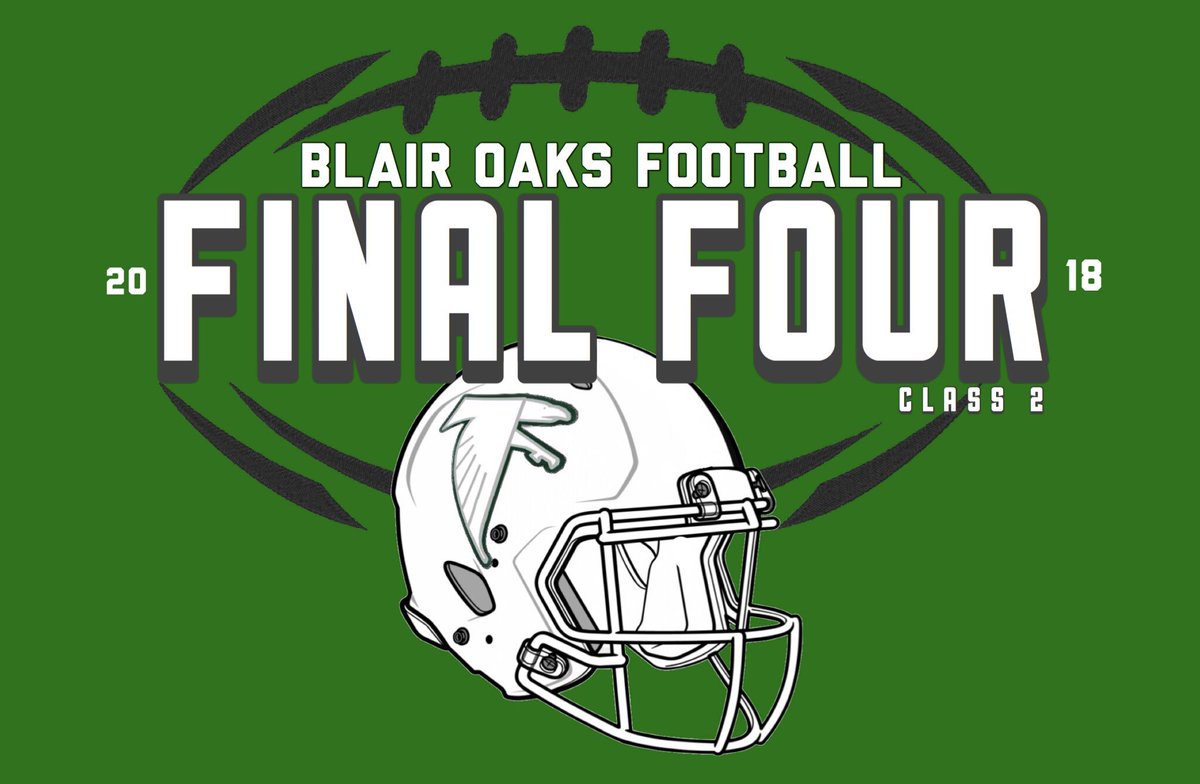 bhsflcn's tweet photo. they’re back 🥶 Blair Oaks Football wins a big one in Kahoka and advances to the Class 2 Semifinals🏈‼️ The Road continues 🎒💍 #WeAreBlairOaks #DoWorkWinWork https://t.co/2UQISM95Z9