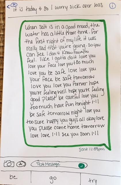 sadgirlreview's tweet image. This is "it is today &amp;amp; so I worry sick over loss" by @kaileytedesco. Kailey is the editor-in-chief of Rag Queen Periodical and an associate editor of Luna Luna Magazine. 

She created this poem with the predictive text function. Reply with your own #predictivetext plz!