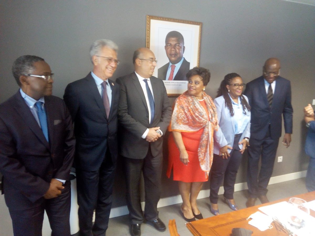 SZKhaled's tweet photo. #Angola Honored to work w amazing young dynamic ministers focused on being a leading scientific power for peace in #Africa. #UNESCO is proud to partner w this gov on scientific research, education, digital creative economies and youth empowerment. Obrigado Luanda e até breve. https://t.co/R4BUZpTomK