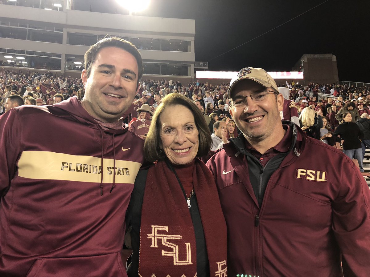 TKFSU's tweet image. What a great game for my Mom. She’s never lost in #Doak - gonna have to drag her back up here next weekend. 🍢🔥 #section37 “temp assigned” Cafone coming thru as well. 👍