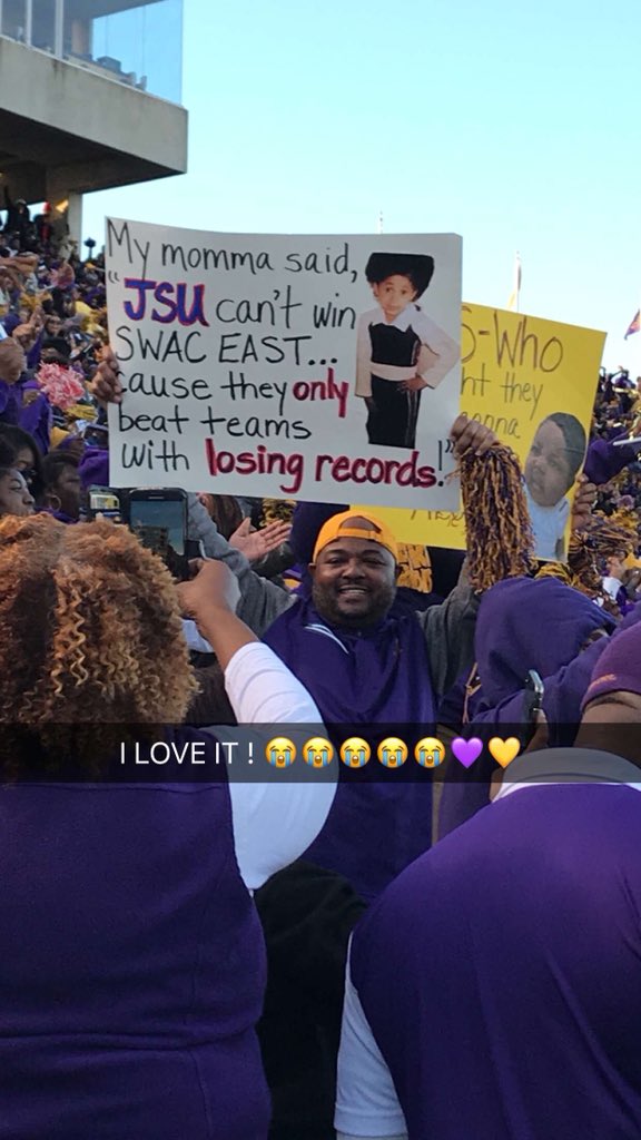 Angel_with_sin1's tweet photo. This was the one! ๐ baby I LOVE IT! #jswho #jspoo ๐๐ annnnnnd weโre going back to SWAC, 5th Time babbbyyyyyy ๐๐ https://t.co/Qf4IUERtHw