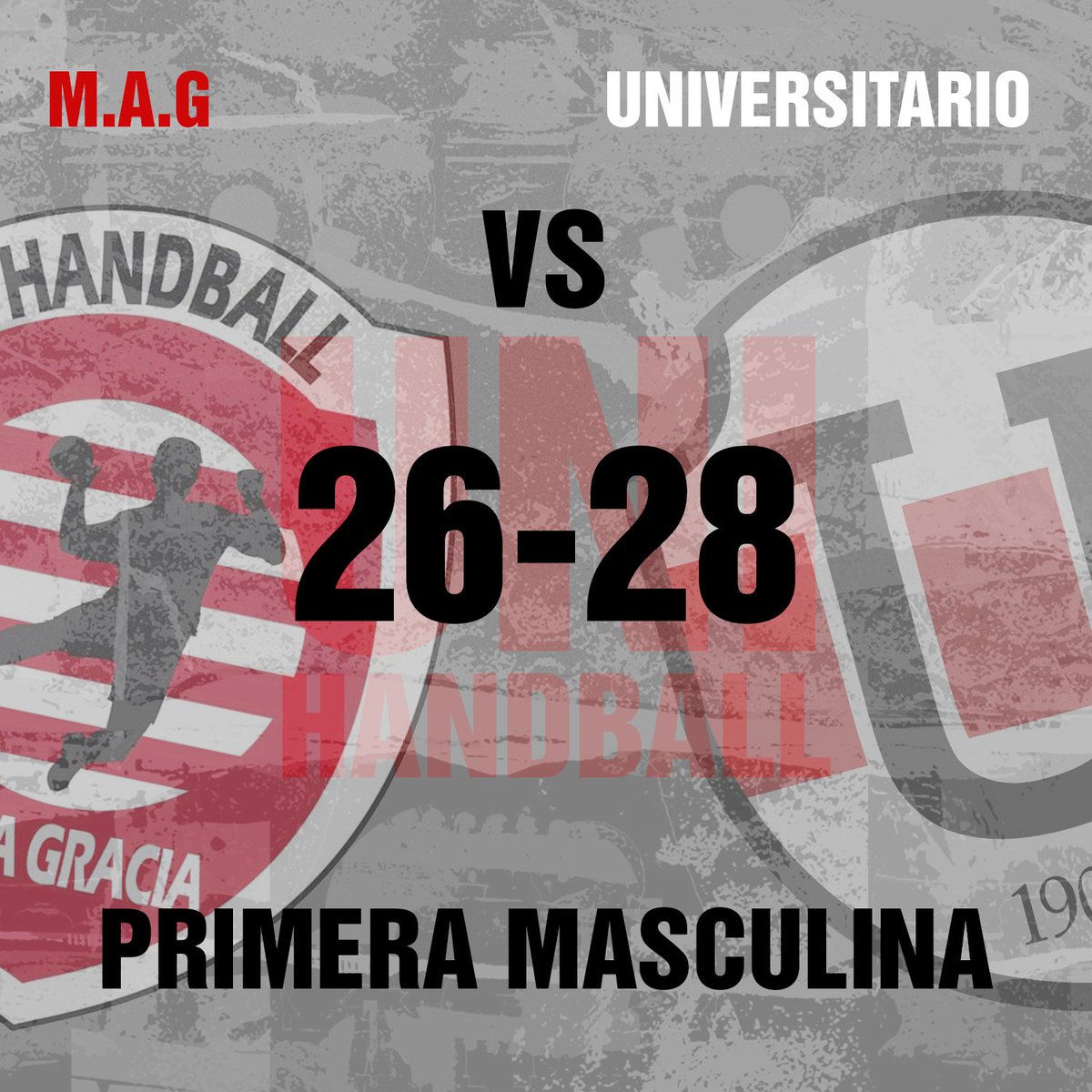 ¡LA U A LA FINAL!

Nuestra Primera Masculina, venció a <a href="/altagraciahand/">Handball AG</a> en la vuelta de la semifinal y espera rival para la final de Liga de Honor. 

Estamos orgullosos de cada uno de nuestros jugadores, se dio un gran paso. Ahora, vamos por TODO en la FINAL 💪👊

¡Vamos UNI!