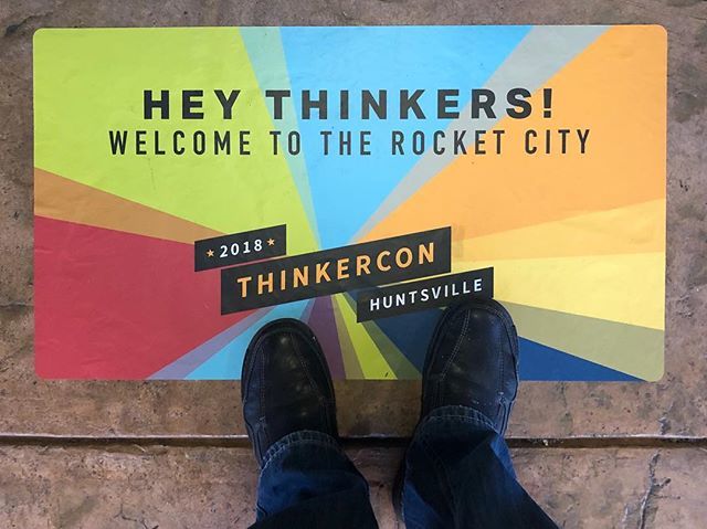 YouCanMakeThis2's tweet photo. I’m here! And ready for a great time. .
.
.
#thinkercon #thinkercon2018 #convention #huntsvillealabama https://t.co/OLLy9OPzpx https://t.co/tcTGZPPThf
