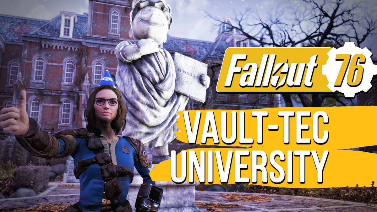 Cannibalism cooking recipes, arms for legs limb replacement &amp; murderous vault simulations at Vault-Tec University #Fallout76 youtu.be/_A6euBMwRso