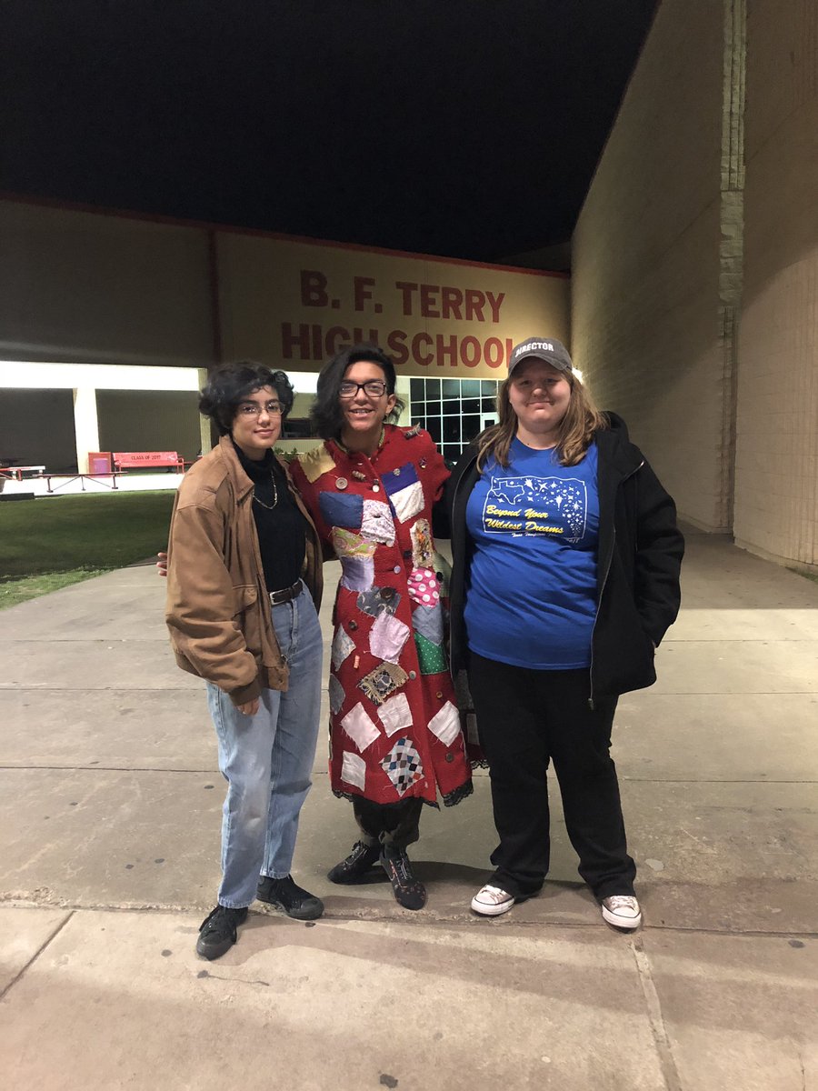 TerryTheatre's tweet photo. Our National Qualifiers from #TTSF18 Adriela Cruz-Stage Management, David Galvan-Solo Musical, Brianna Quimby-Film! @Terry_Rangers @LamarConsPVA https://t.co/j9nhyikSs7