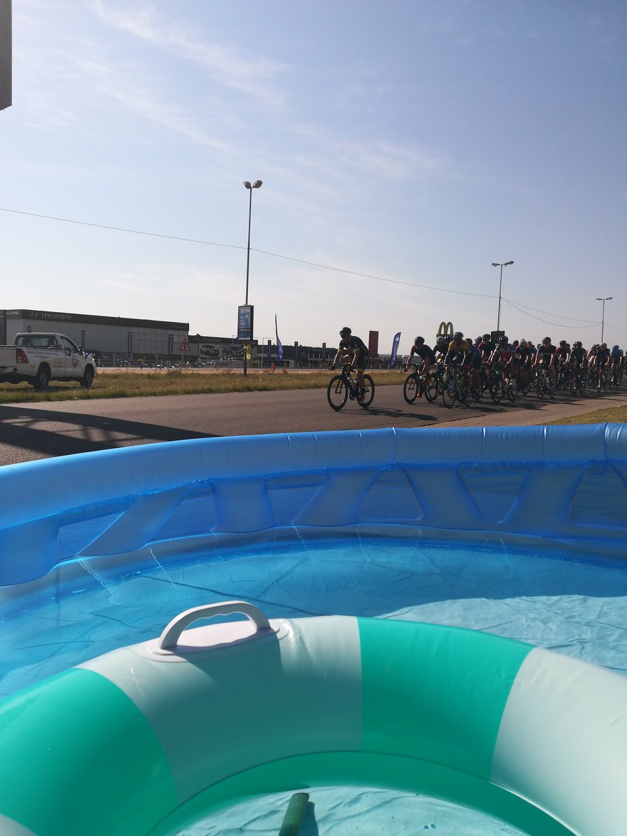 JustJuneBug96's tweet image. @947 #CC2018 #CC18 #CCtwitterride We're cheering on the cyclists from the comfort of our pool! Feel free to come and join @SaidFundraiser for some summer fun and @state5sa cold ice coffee!