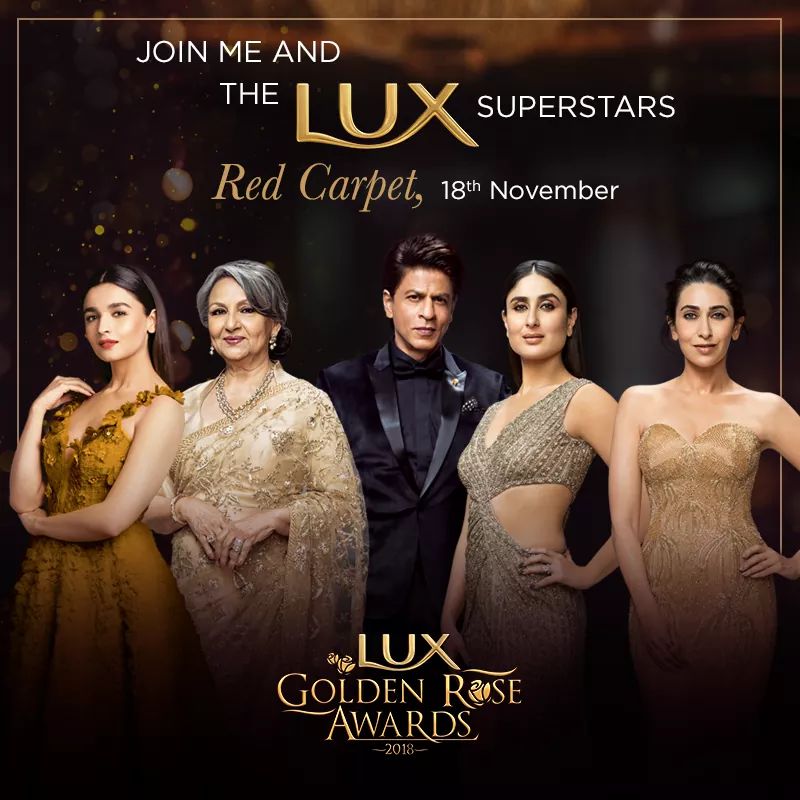 LuxGoldenRose's tweet photo. @basantdhaba Watch the biggest celebration of 90 years of beauty and glamour, live on Facebook @LuxGoldenRoseAwards, Instagram @luxgoldenroseawards and Twitter @LuxGoldenRose on 18th November at 6pm. https://t.co/vhR6xJ9ish