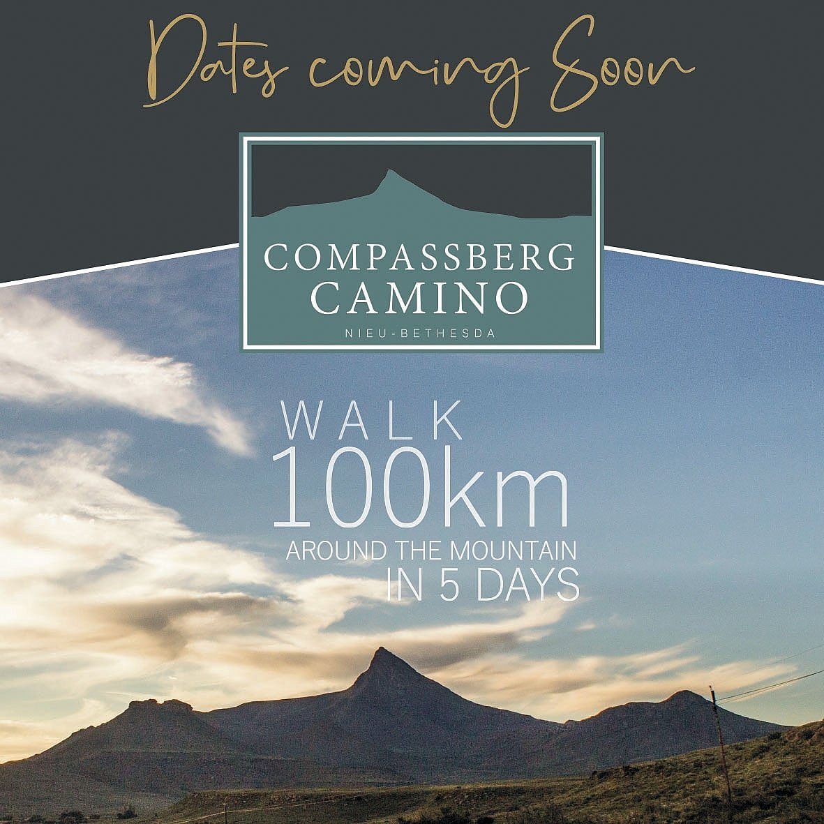 Super Excited! Dates for the #compassbergcamino to be released soon! Please e-mail us at karoospiritualretreats@gmail.com for the info pack! <a href="/gotravelbug/">Travelbug Rose🐞</a> <a href="/KarooHeartland/">Karoo Heartland</a> <a href="/Karoo_stories/">Karoo Girl</a> <a href="/BloemhofKaroo/">Bloemhof Karoo</a> <a href="/travellingdeon/">Deon Kitching</a> <a href="/DawnJorgensen/">Dawn Jorgensen | The Incidental Tourist</a> <a href="/HillstonFarm/">Hillston Farm</a>