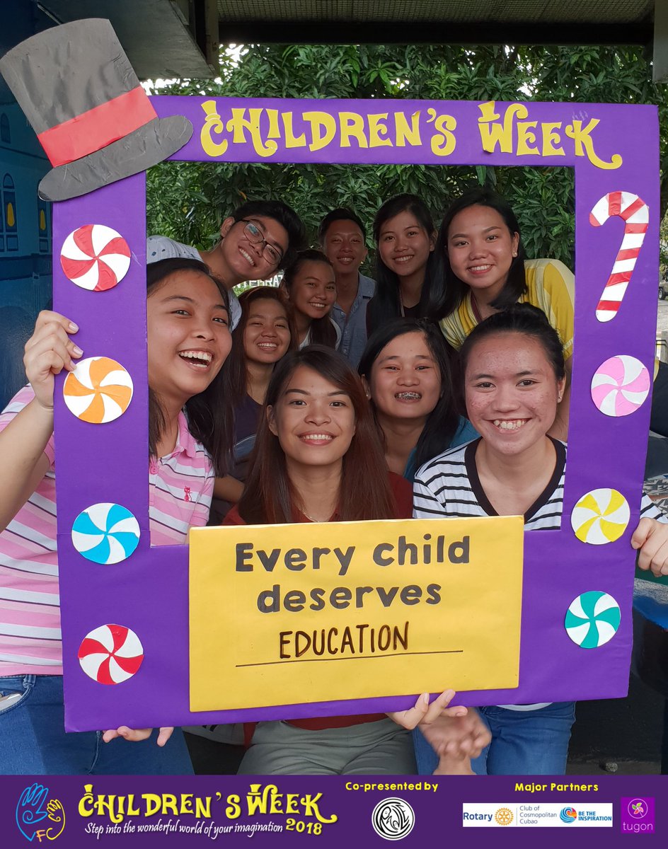 UP_VFC's tweet photo. Every child deserves a better world!
Last November 14 & 15, UP VFC conducted a roaming campaign mobile photobooth in line with UNICEF's campaign for World Children's Day. Thank you to everyone who joined! #ChildrensWeek2018 #UPVFC #foreverychild
https://t.co/VDkjA4sSEA https://t.co/FSVYerAhAY