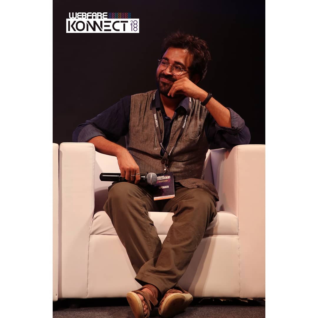 WebFareLive's tweet photo. Little Things that Made it Big' session with Dhruv Sehgal, Ashwin Suresh, and Ruchir Arun.
#YehKaunClave #CraveForConclave #KseKonnect  #कseKonnect #LevelUp #WebfareKonnect2018 #Konnect2018 #Webfare #WFK2k18 #WebFest #WFK2018 #Comedy #Comedians #SketchComedy #StandUp #WebSeries https://t.co/3v9gct9oxL