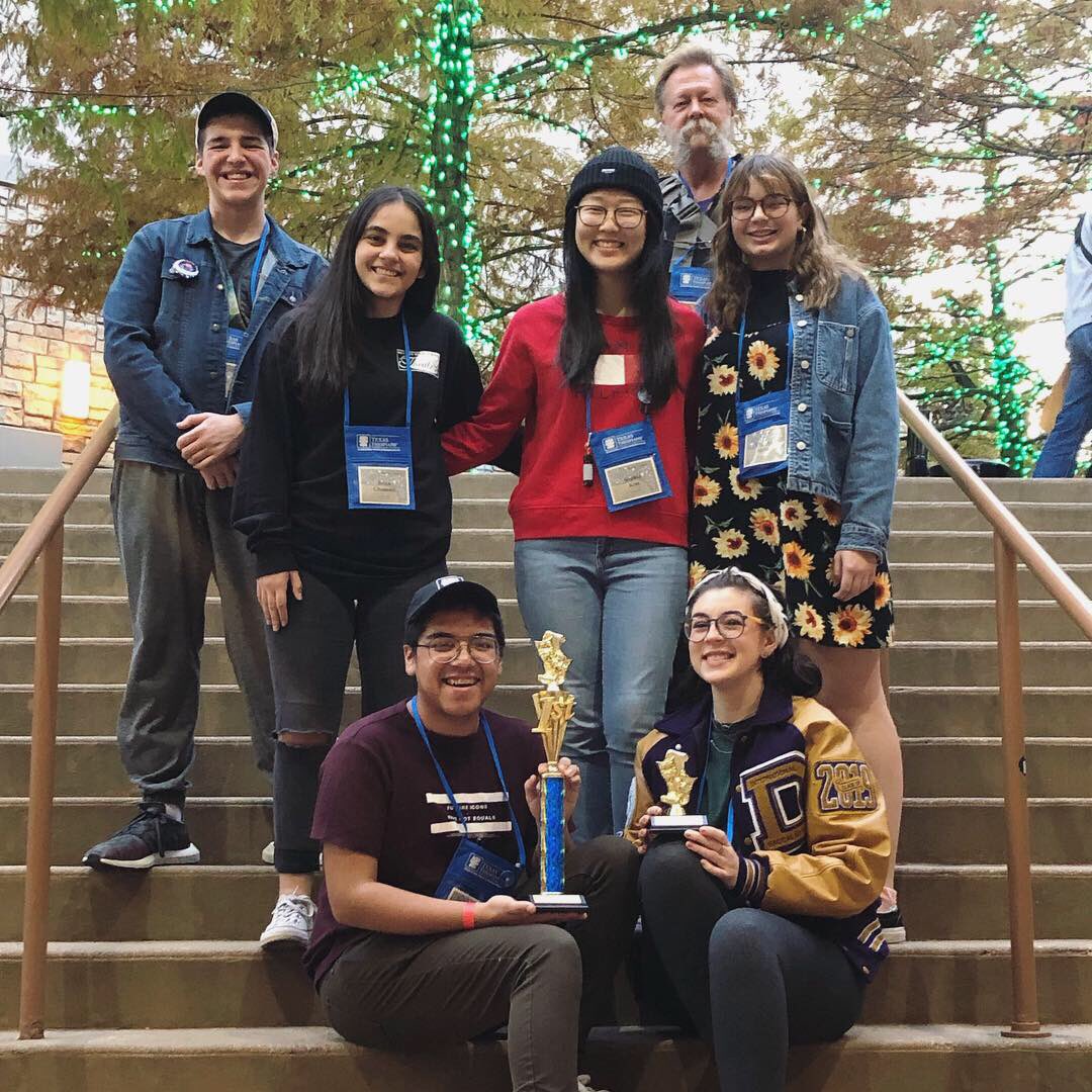 dentontheatre's tweet photo. We could not have had a more successful state festival this year. Our very own tech challenge team are the NEW STATE CHAMPIONS, and we had SEVEN INDIVIDUAL EVENTS ADVANCE TO NATIONALS! Please join us in congratulating these incredibly talented students! #TTSF18 #DentonISDDelivers https://t.co/4caW0zolg1
