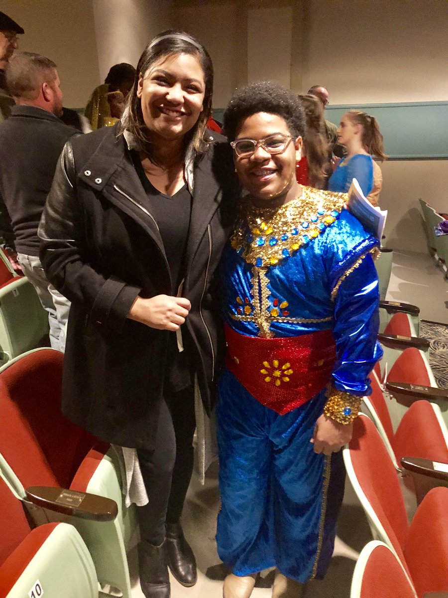 FDHSchoirs's tweet photo. Congratulations to Scholar Jathan Briscoe on a phenomenal performance as “The Genie” in Aladdin Jr. at Leed’s Center for the Arts in Winchester! So glad to have you as part of our choir family! @cgwacademy  @FDHSacademies #FDHSbetheBest #NeverHadAFriendLikeMe https://t.co/bj7zmD8qkD