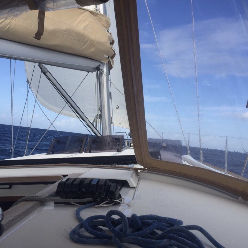 WillTScottKY's tweet photo. Got St. Kitts and Nevis checked off list! Toured Alexander Hamilton’s childhood home earlier today. At anchor tonight. Will sail towards Monserrat in morning. Then maybe head out to another island Monday but haven’t fully decided yet. https://t.co/BaF4PMH8aq