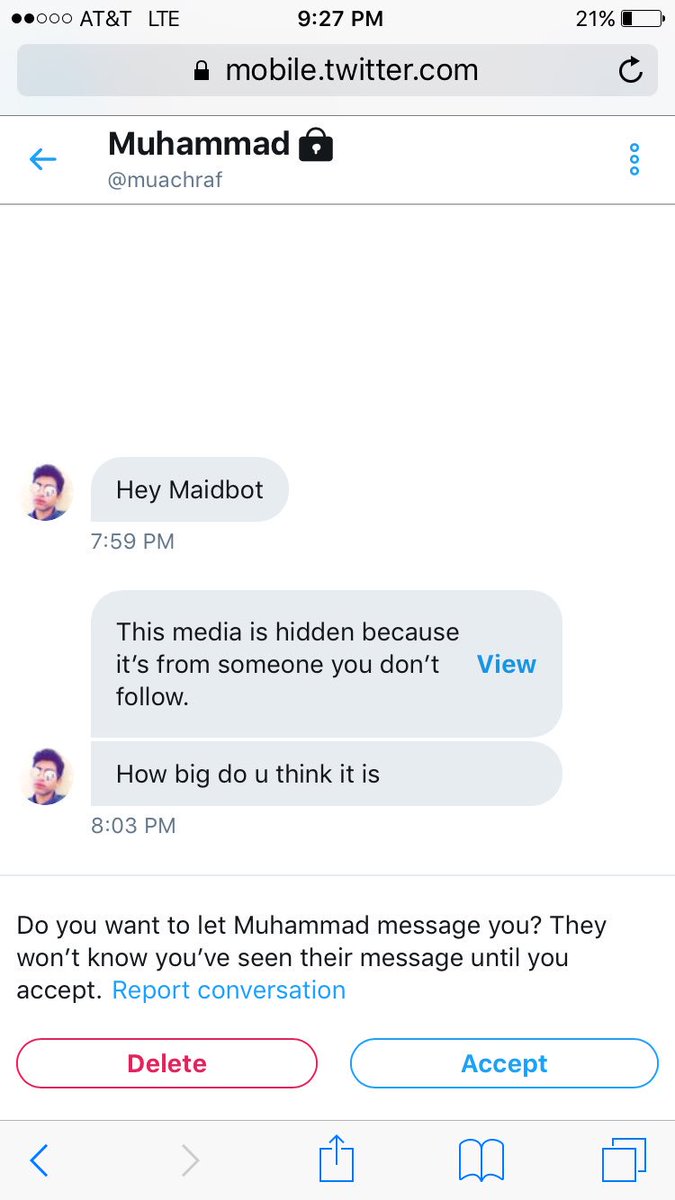 SluttyMaidBot's tweet photo. //I know this happens more often than it should. But please don't send dick pics, it's an instant block. https://t.co/BIoNAyyck7