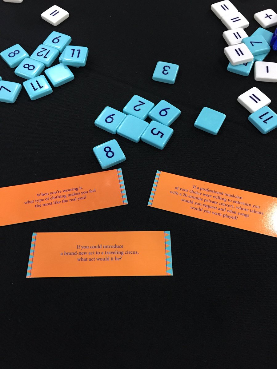 angelagunder's tweet photo. When I asked @VDelCasino what to get to create a chill vibe for networking, without a pause he said โBananagrams.โ We did that, comics, mobi tiles, puzzles and more and the #speednetworkinglounge was both epic and chill. You never let me down, Vin. #OLCAccelerate #FOMOfest https://t.co/bfKgtekKUF
