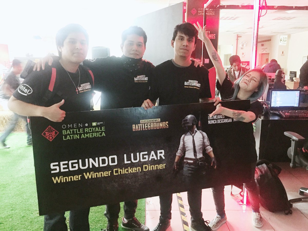 LuciaWeird's tweet photo. ✨Quedamos en segundo lugar en el torneo de @PUBG #BattleRoyaleLA #OmenGeforce!✨
Quiero agradecer este logro a mi equipo #TeamLucyWeird, a todos los miembros de la #WeirdArmy que fueron a apoyarnos y a @NVIDIAGeForceLA y @OmenByHp_Latam por la oportunidad. 💖
Viva Perú! 🇵🇪 https://t.co/03n4pbA8zD