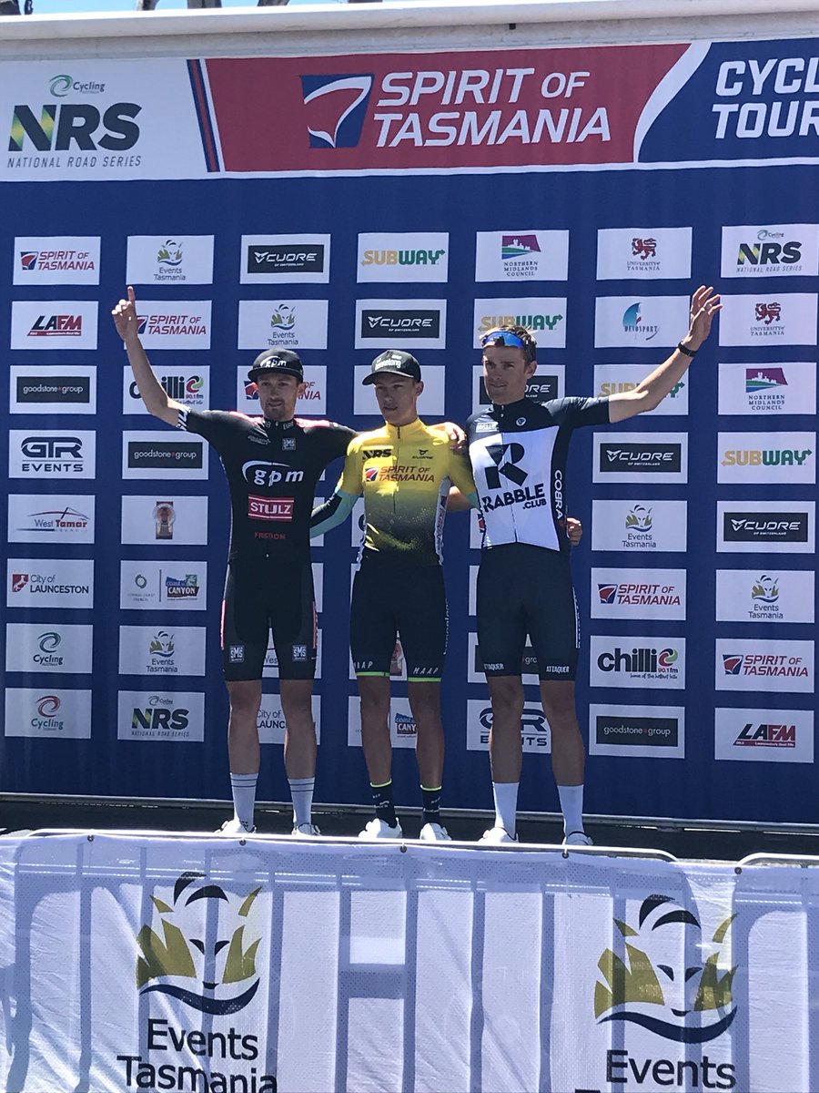 JustinMorrisTT1's tweet photo. Stage winπ₯ @camivory , Most agro πͺ @Tasman_Nan & 3rd on GC π₯ @CamoRoberts We finished off this #ToT18 with a bang πͺ! Stellar tour w/ @GPMStulz ! Happy Birthday Willo π! @Trent_Wilson https://t.co/WtO8Yh9gaG