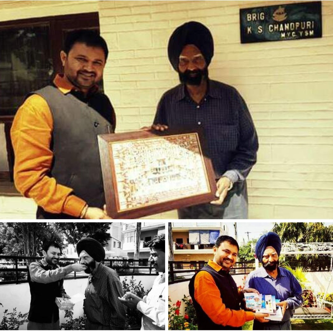 NileshPipalman's tweet photo. 🇮🇳 Tibute to Great Warrior Hon. Brigadier Kuldeepsingh Chandpuri #TheRealHeroOfIndia 🇮🇳🌳🌷👏 https://t.co/L6nzs617rc