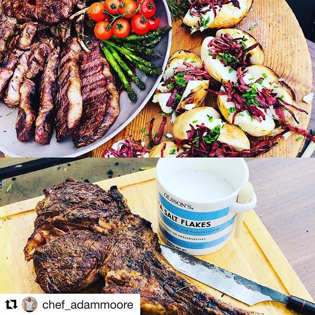 OlssonsSalt's tweet photo. #Repost @chef_adammoore with @get_repost
・・・
The best of beef in honour of Korean chef @724sof cooked at @chefsamuelburke house alongside @jabfood such a great item #mla #aussiebeef #chefslife #chefsbbqtable #chefsbbq https://t.co/RoORmjUXBK https://t.co/ibYrhr4HJC