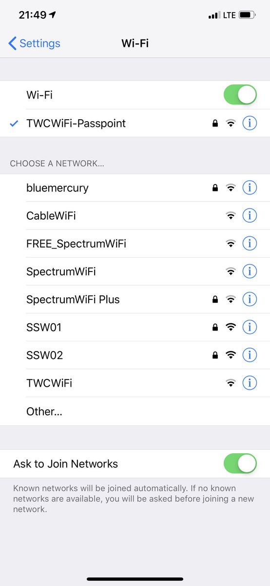 stannc's tweet image. @Ask_Spectrum is this someone trying to spoof #SpectrumWifi ? “Free_SpectumWiFi”
