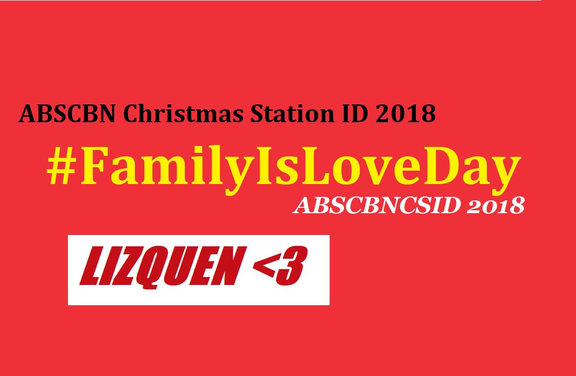 RETWEET if you are belong to LizQuen/s Family!
#FamilyIsLoveDay 
ABSCBNCSID 2018
#ASAPNatinTo
