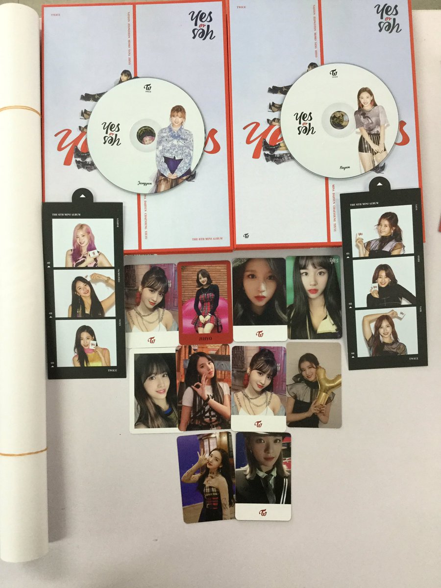 Tz_shinkyo's tweet photo. TWICE YES or YES アルバム

36枚買ったので
Aver.Bver.Cver 2枚ずつソンムルします❗️不良品確認のため開封しただけで傷などはありません👻
買取は金額によっては検討しますが基本的にはソンムルという形を考えております
応募方法
・このツイートらぶりつ
・フォロー
是非参加よろしくお願いします🍀 https://t.co/unLiEoPUYZ