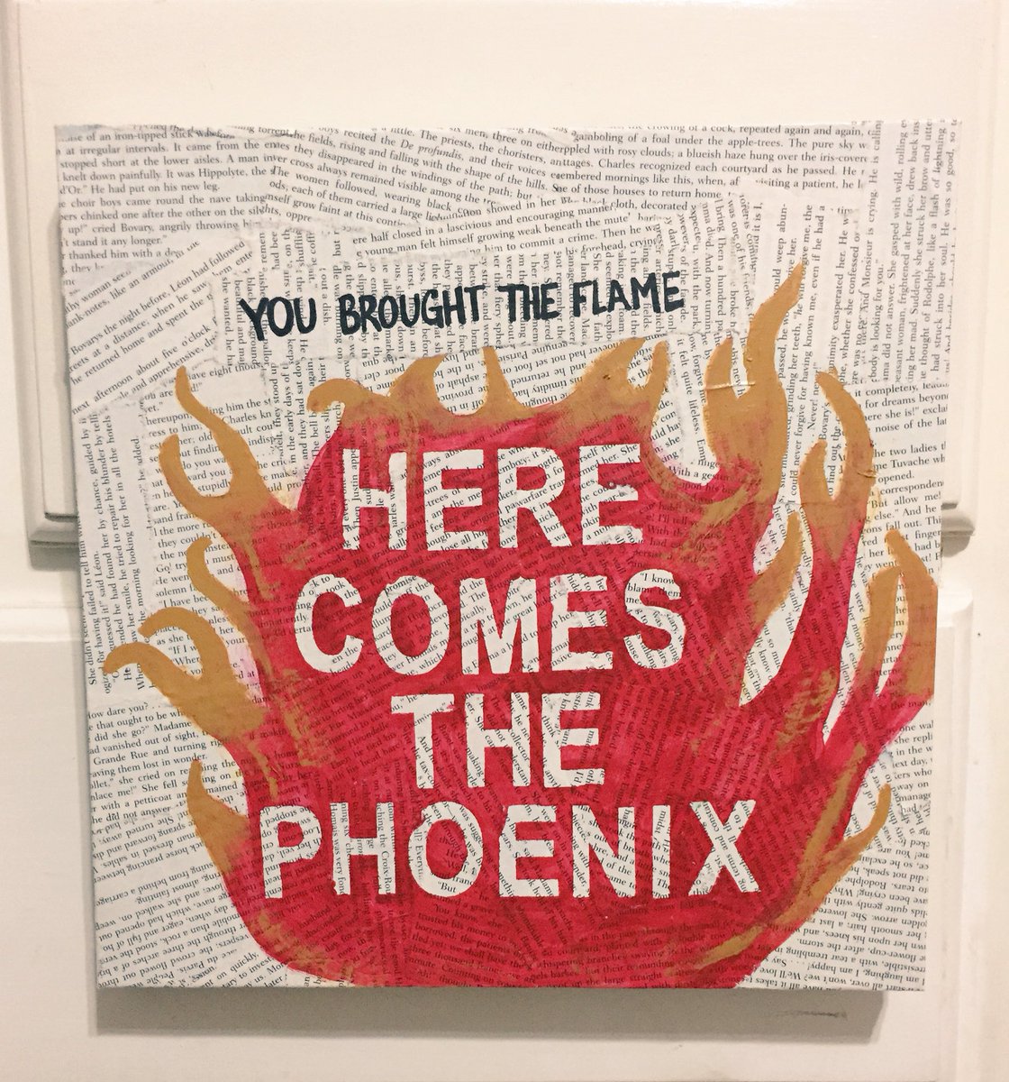 DaniChamorroM's tweet photo. More wall art 🔥
Inspired by @mkwiles ‘ series #Craftversations (go watch!)
Lyric from @SaraBareilles ‘ Armor (go buy it!) https://t.co/5iAPUsKRO3