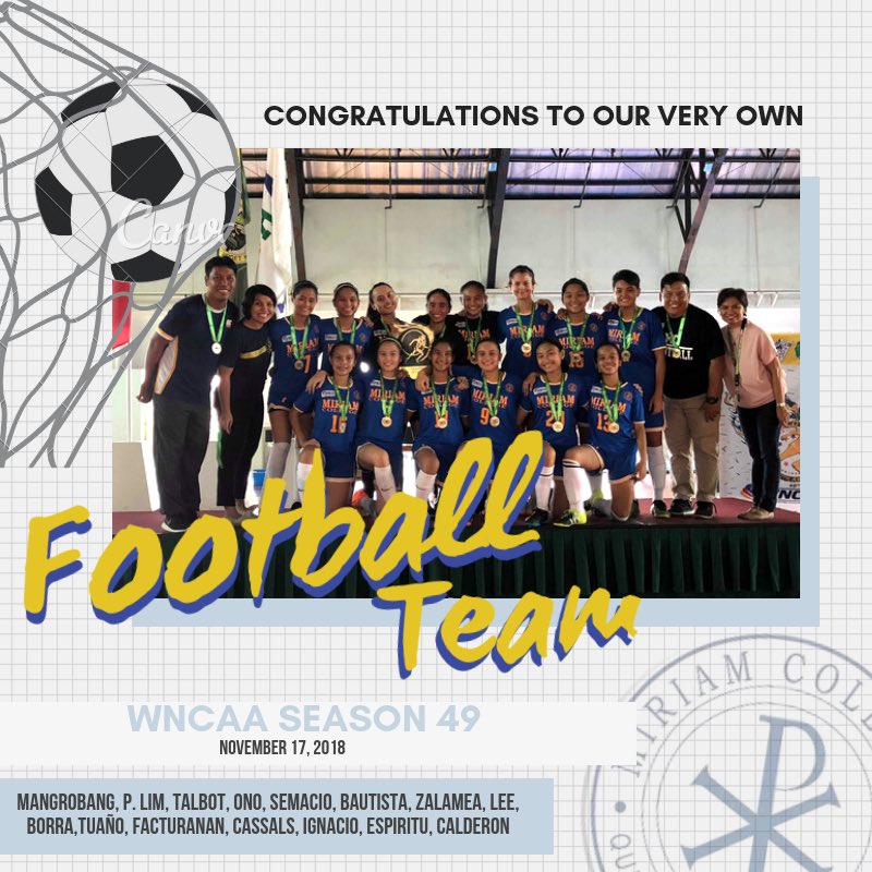 MCHSSC's tweet photo. OUR FOOTBALL TEAM IS BACK AT IT AGAIN! They were recently awarded as the WNCAA Season 49 Football Champions 🏆 Let’s give them our love and support! 💙💛 https://t.co/hQRSjDRgNc