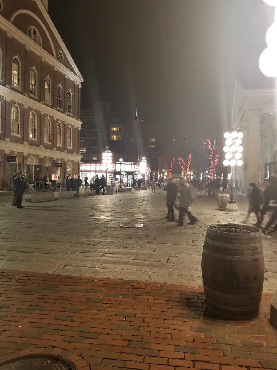 SLPChristine's tweet photo. Last evening in Boston so had to go to Quincy Market!  Thanks #ASHA18 for another great convention. See y'all in Orlando #ASHA19 https://t.co/H8g1blLLCD