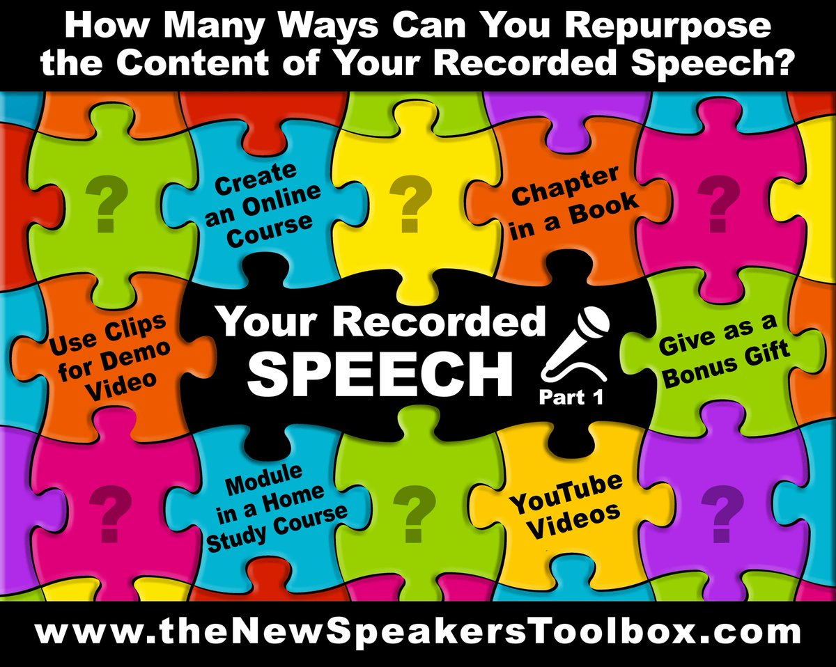 ButterflyHerder's tweet photo. NEW BLOG POST! ~ 12 Ways to Re-Purpose the Content of Your Recorded Speech (Part 1)

https://t.co/bfwWfoXlhD https://t.co/VQ54cEsZ1H
