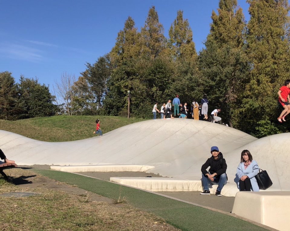 تويتر レンタルなんもしない人 على تويتر 昭和記念公園の ふわふわドーム という巨大なトランポリンで一緒に跳んでほしい という依頼 しかし中学生以下しか跳べないことを現地で知り 座るだけになった 虹のハンモック 等ほかの遊具も大人禁止だったが 空