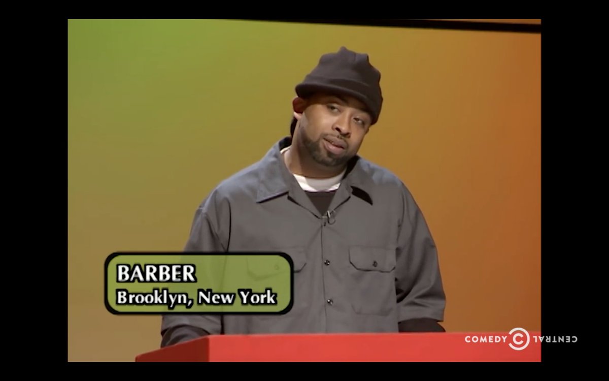 A celebration of "The Brooklyn Barber" from Chappelle's Show, and a look back at his controversial loss.A thread.
