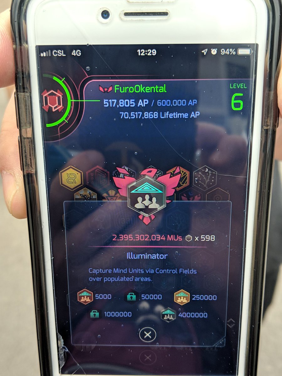 Fumi's tweet image. Agent FuroOkental has 598 Onyx Illuminator medals. Amazing!!
#ingress
#RecursionPrime