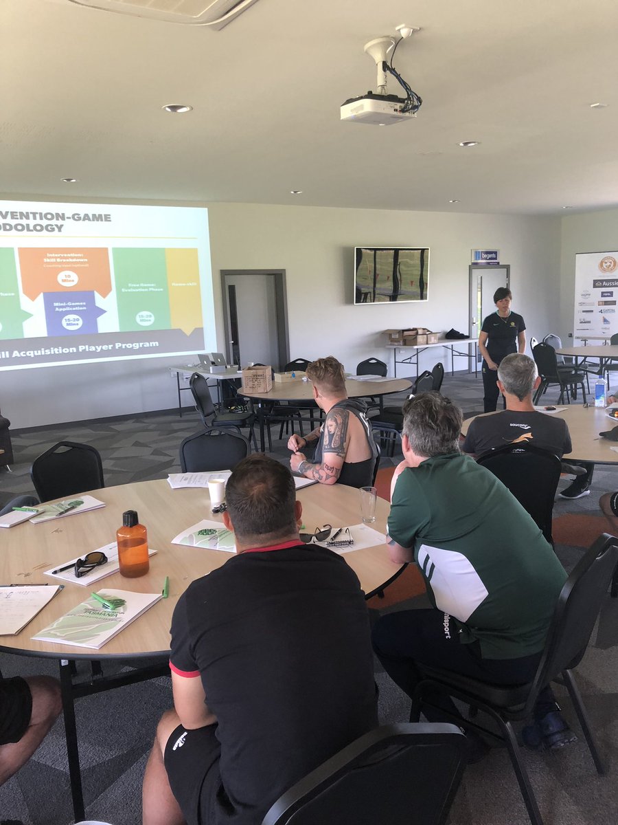State Coaching Conference (2nd day) at ROFC at Windsor Park. Follow up theory and discussion to the practical session conducted by FFA’s Debbie Fisher.