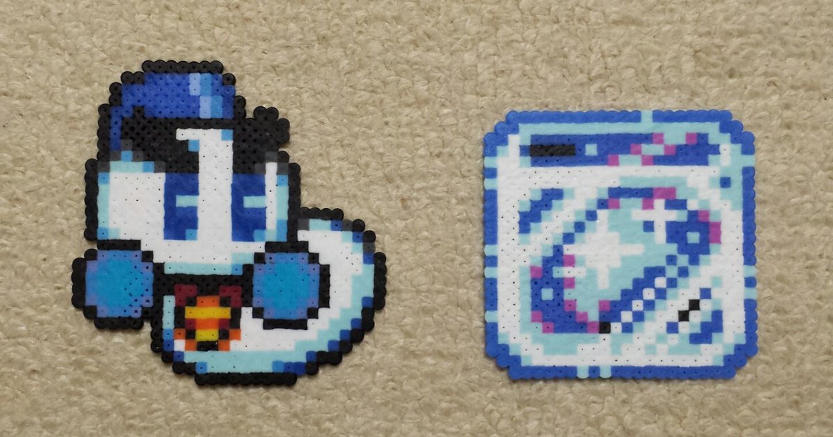 ととらに No Twitter 星のカービィのsdxより こおりキックをするチリーを作りました 何をしててもかわいいキャラ アイロンビーズ ナノビーズ 星のカービィsdx