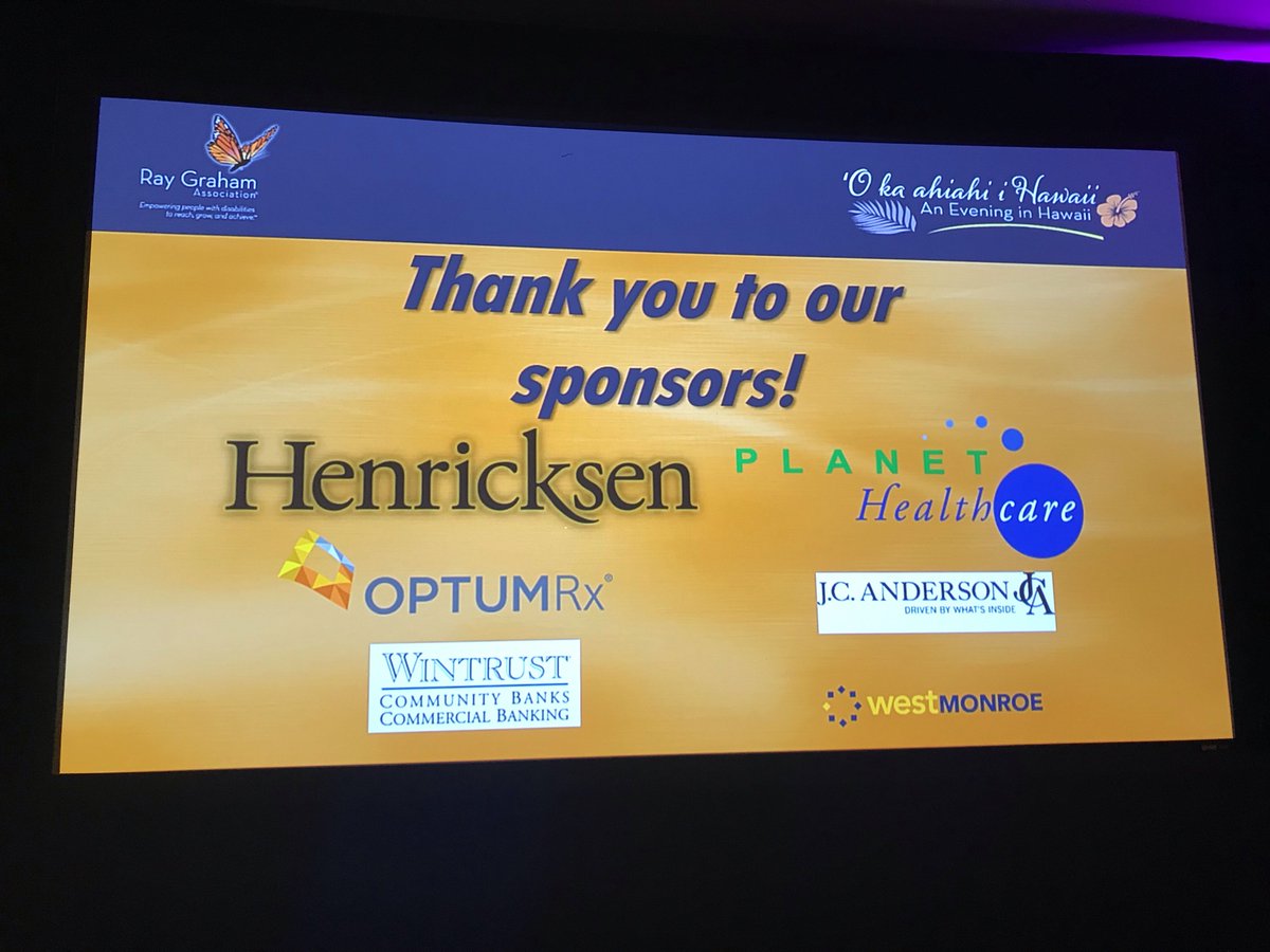 RayGrahamAssoc's tweet photo. Thank you to all our generous sponsors at this year’s Butterfly Ball! Presented by: #Henricksen and #PlanetHealthcare
Benefactors: #OptumRx #BeverlyBankWintrust #JCAnderson
Corporate Monarch: #WestMonroePartners
Family Monarch: Lee Jorwic and Family and Dave Farra https://t.co/kiXY1gN0hO