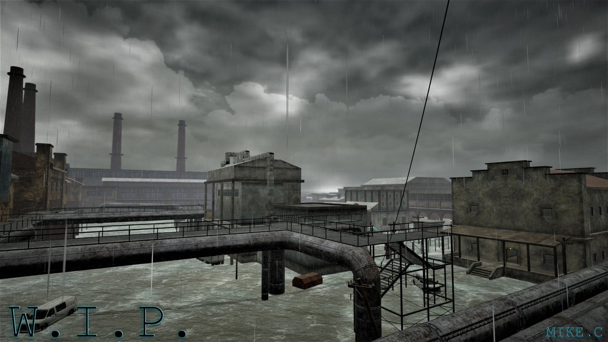 M1k3CAC's tweet photo. Almost there! This is what the original S3 map mostly looked like, of course that will not suffice without thick fog to break line of sight. More clutter and places to take cover is in progress! Testing within the next few weeks! https://t.co/agB86xJEVC