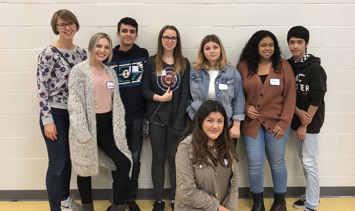 KristinHu1's tweet photo. @LakeViewHS semi-finalist students rocked it today at the @MikvaChallenge #ProjectSoapbox2018 competition! https://t.co/iOiXzDDeza