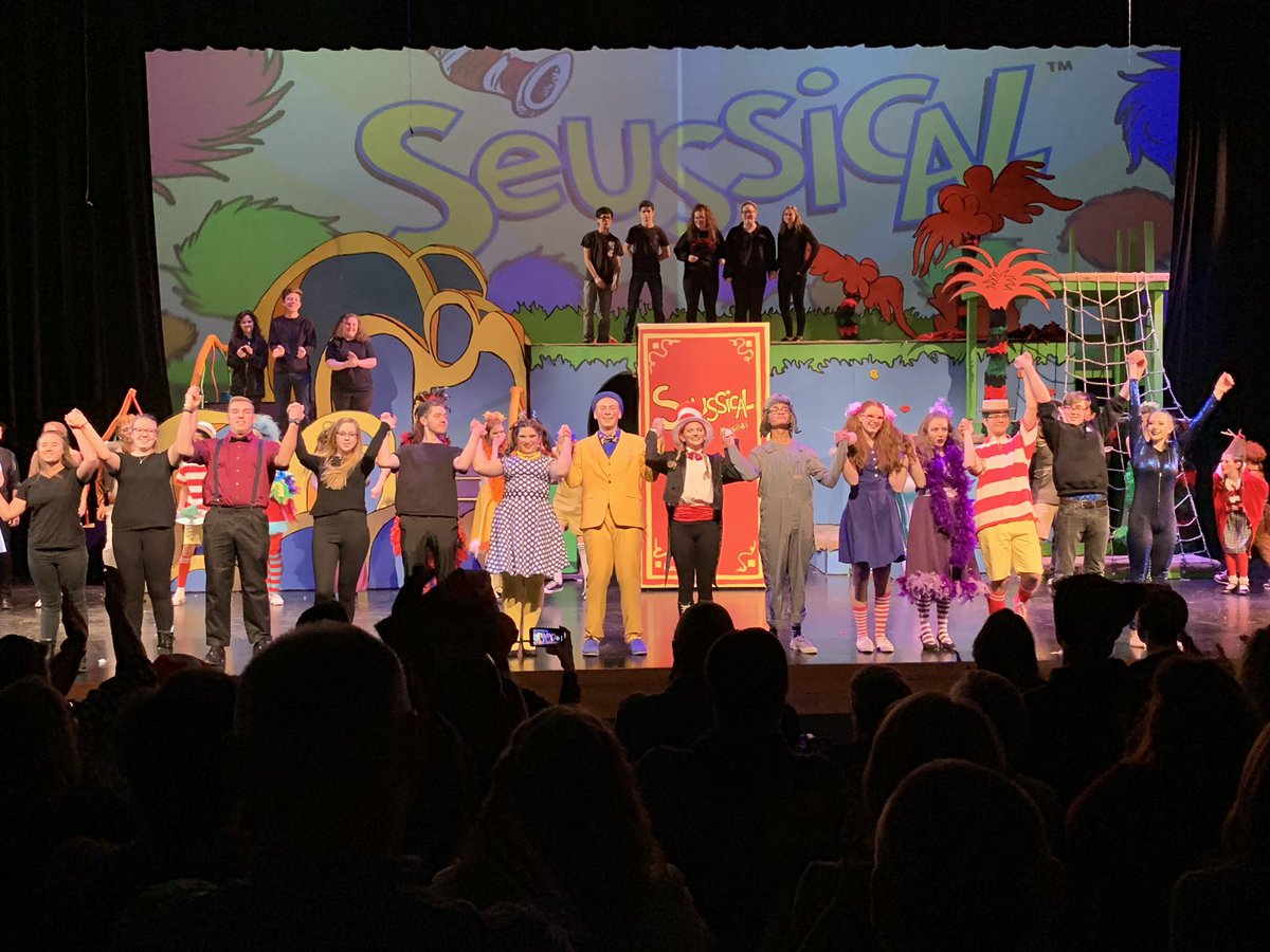 BSKUPS's tweet photo. I have no words to describe how much I LOVED the performance of Suessical tonight! You all absolutely amaze me with your talent, and I am so incredibly proud of you! BRAVO! @WAUCONDA_DRAMA @BulldogLife_WHS #D118Life #proudteacher #somuchtalent #tearsofjoy #amazingmessage https://t.co/3WAobZG1cR