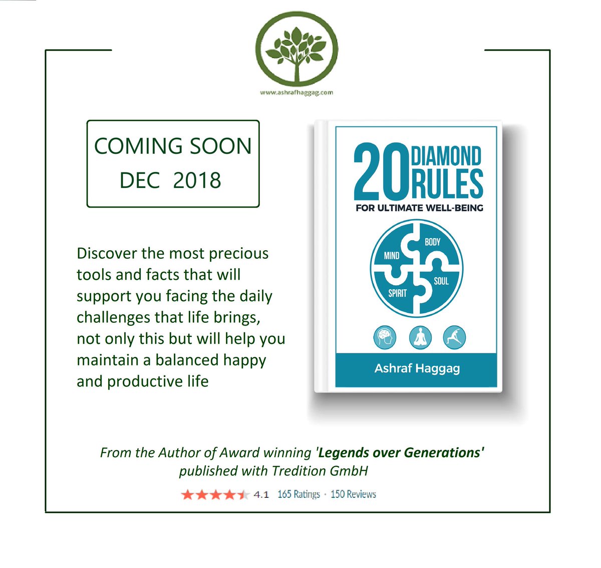 Ashraffhaggag's tweet photo. Pre order promotion
https://t.co/RaGlojGTZr
#booksfortrade #booksale #nonfiction #newrelease #inspire #body #soul #yoga #meditation #HealthyLiving #lifestyle #Bloggers #fitness #productivity #Amazon https://t.co/3kicLwRVfW