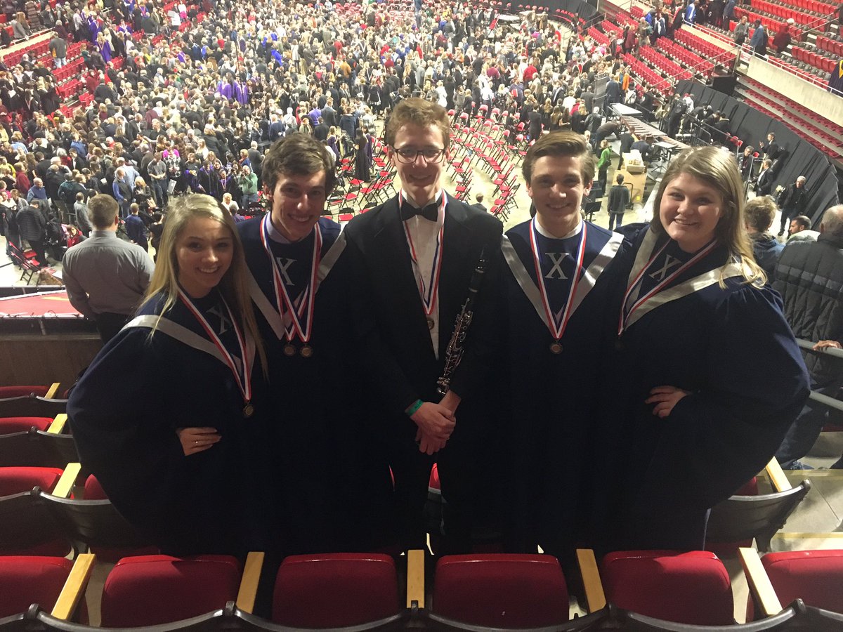 XavierBands's tweet photo. Congrats to Sean Deegan and all of the All-Staters on an excellent festival and concert! #WeAreXavier #AllState2018 https://t.co/jW1jb1TaH5