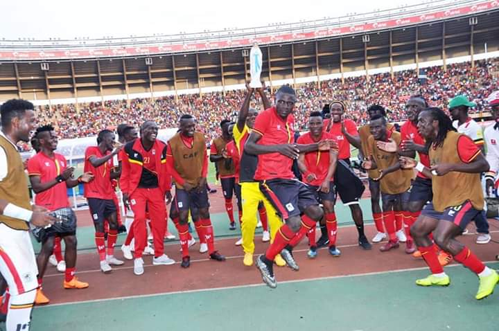 mvaraboysfc's tweet photo. On behalf of the Manyaboys family we say thank you @KadduPatrick for that all important goal for the Uganda Cranes Yesterday.
@UgandaCranes
@MosesMagogo
@CAF_Media
@OfficialFUFA
@AhmedMarsha
Congrats Cranes ๐๐
#Afcon2019Qualifiers
#UGACPV
๐ท FUFA media https://t.co/kXKeWpe6tW