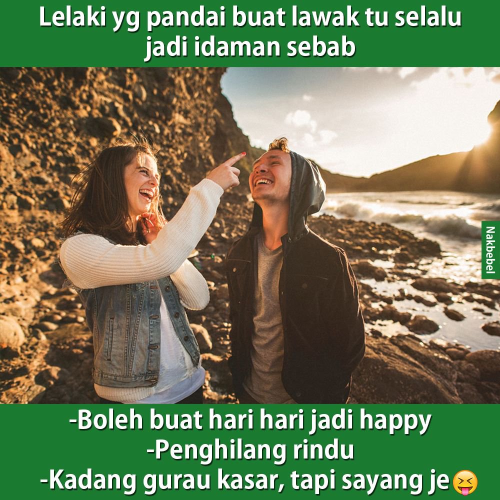 nakbebel's tweet photo. Sebab dia kelakar lah aku sayang dia 😍 😘 https://t.co/IgtW6M0POI