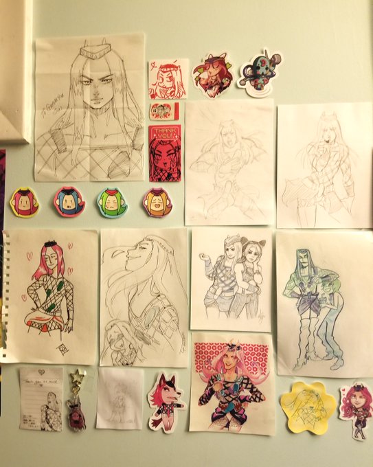 oh here's an update on my anasui wall cuz i know you're all so invested HAHA 