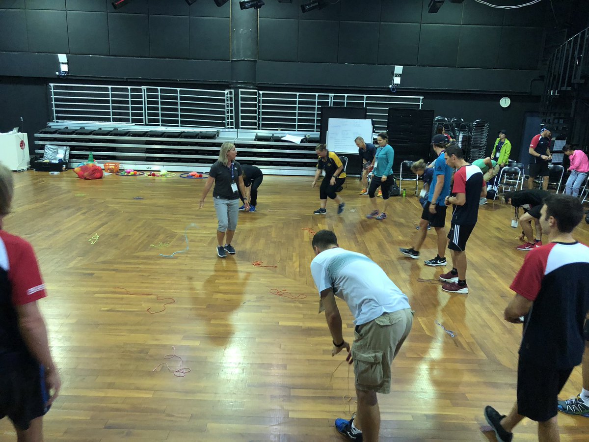 MrJaceFerguson's tweet photo. @PLAY_Educator kicking off her Focus on FUNdamentals session #APPEC2018 #play #PhysEd #physicalliteracy https://t.co/y169FijWje