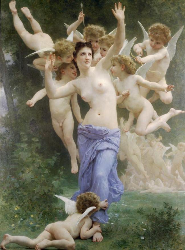 Someday I may do a painting to represent the invasion of these so called artists impressionists. Maybe it will look something like this. 🤷‍♀️